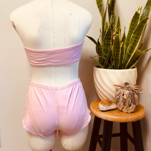 Hunza G Pink 3 piece Bikini Swimsuit LAST ONE - Picture 11 of 11